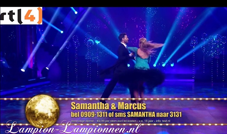 LED Ballon XL bei TV Programm Dancing with the Stars auf RTL 4.